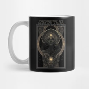 Oracle - Ancient Witch Priestess of Prophecy Art Nouveau Mug